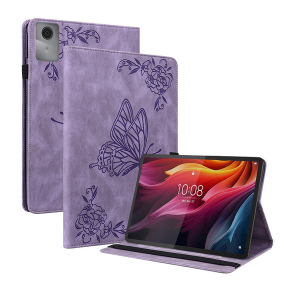 Pouzdro Butterfly s podstavcem a kapsami pro Lenovo Idea Tab 11"