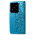 Klopové pouzdro pro Xiaomi 14T Pro, Butterfly, modré