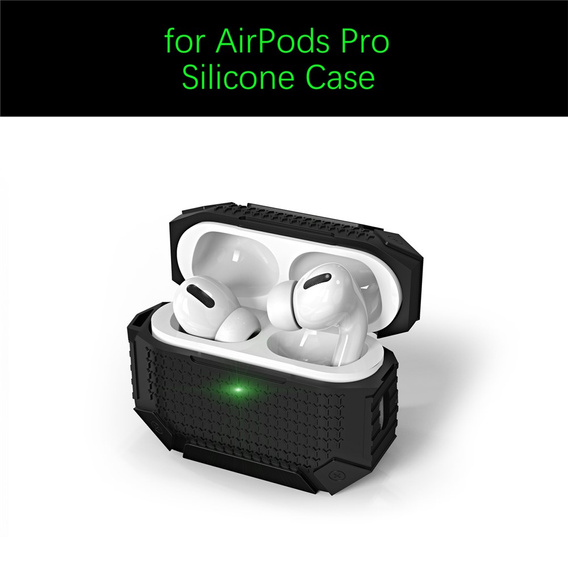 Pancéřované pouzdro na sluchátka s karabinou pro Apple AirPods Pro 3