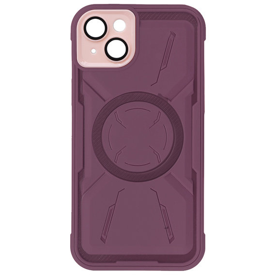Pouzdro pro iPhone 15 Plus, ERBORD Armor Mag, kaštanové