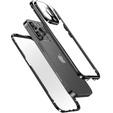 Pouzdro pro iPhone 16 Pro, Magnetic Dual Glass, černé