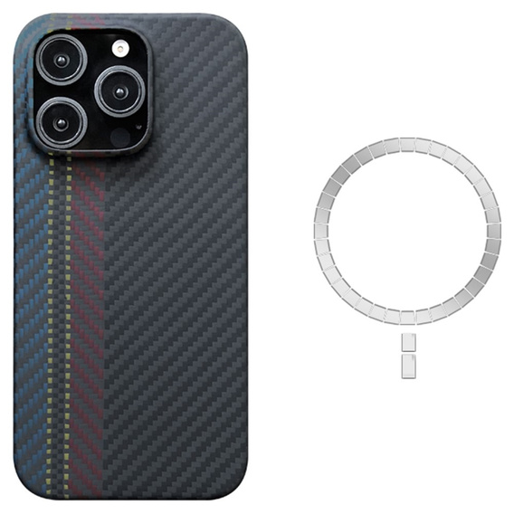 Pouzdro pro iPhone 16 Pro Max, Aramid Fiber MagSafe, černé