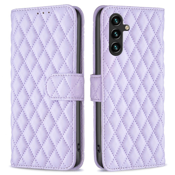 Klopové pouzdro pro Samsung Galaxy A56, Wallet, BINFEN COLOR, fialové