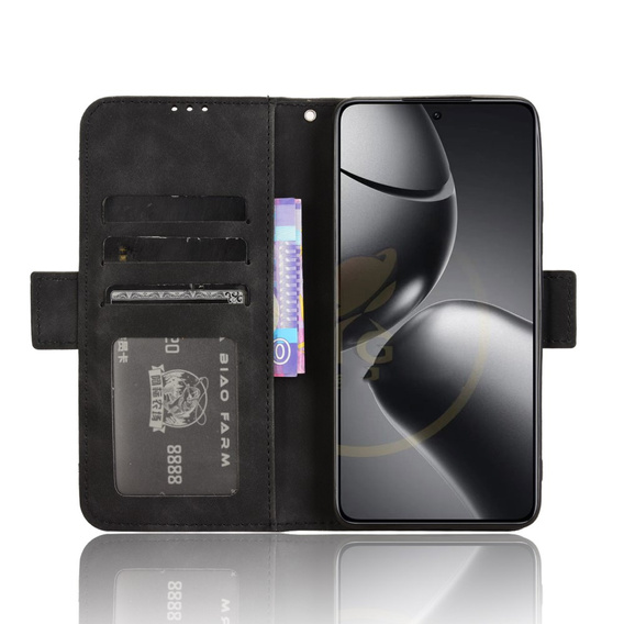 Klopové pouzdro pro Xiaomi 14T Pro, Card Slot, černé
