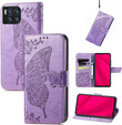 Klopové pouzdro pro T Phone 2 Pro 5G, Butterfly, fialové