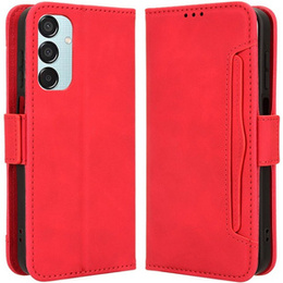 Klopové pouzdro pro Samsung Galaxy M15 5G, Card Slot, červené