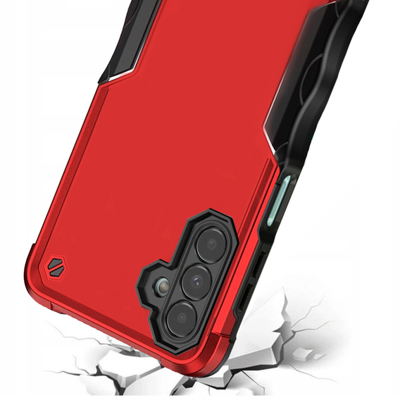 Pancéřové pouzdro pro Samsung Galaxy A14 4G/5G, Dual-Layer, červené