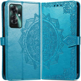 Klopové pouzdro pro Oppo Reno 11F 5G, Mandala, modré