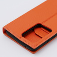 Kožené pouzdro pro Samsung Galaxy S20 Ultra, ERBORD Grain Leather, oranžové