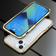 Pouzdro LUPHIE pro iPhone 13, Armor Bumper, zlaté