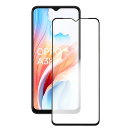 3D tvrzené sklo pro Oppo A18 4G / A38 4G, černé