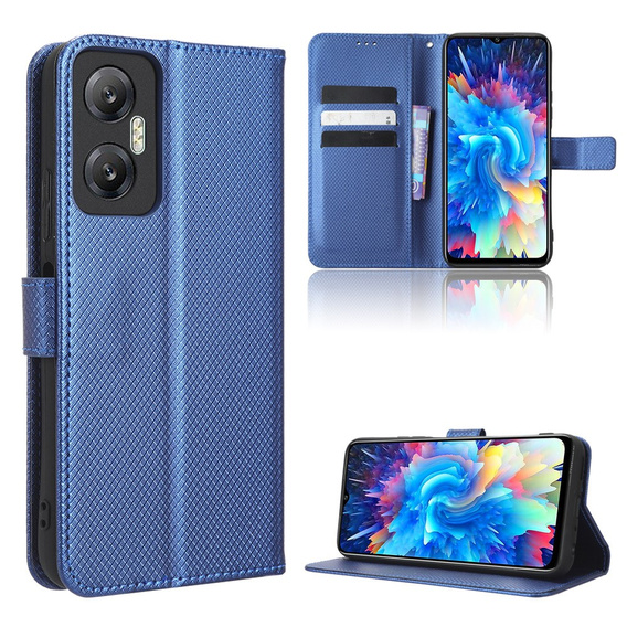 Klopové pouzdro pro Infinix Hot 20 5G, Wallet Smart Magnet Case, modré