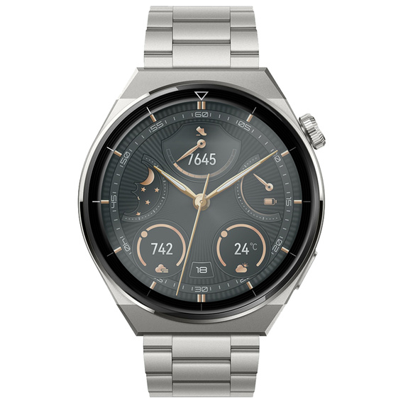 2x hybridní sklo ERBORD pro Huawei Watch GT 3 Pro 46mm