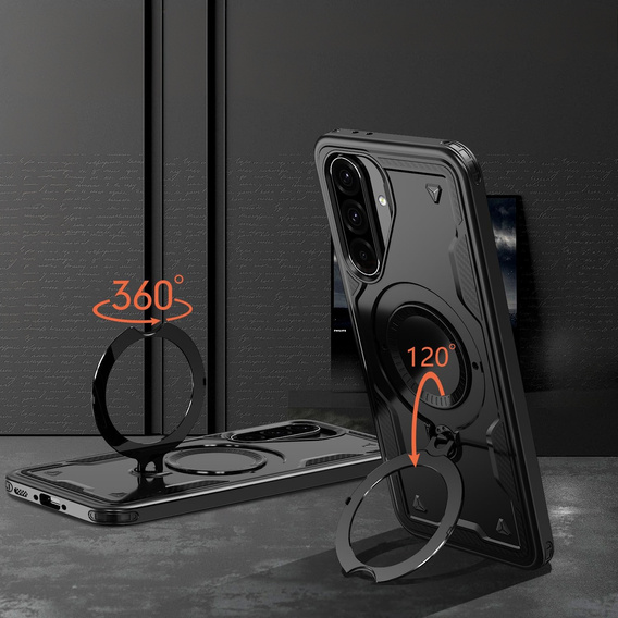 Pouzdro pro Samsung Galaxy A56, Military MagSafe, černé
