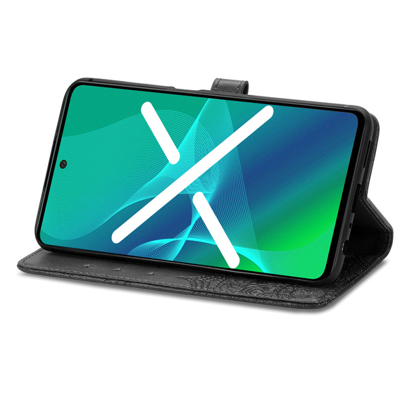 Klopové pouzdro pro Motorola Moto G84, Mandala, černé