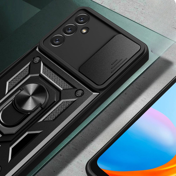 Pouzdro pro Samsung Galaxy A14 4G/5G, CamShield Slide, černé
