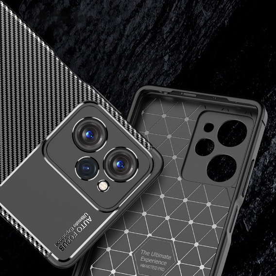 Pouzdro pro Xiaomi Poco X5 Pro 5G, Carbon Gel, černé