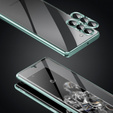 Pouzdro pro Samsung Galaxy S23 Plus, Magnetic Dual Glass, zelené