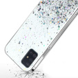 Pouzdro pro Samsung Galaxy A71 5G, Glittery, průhledné