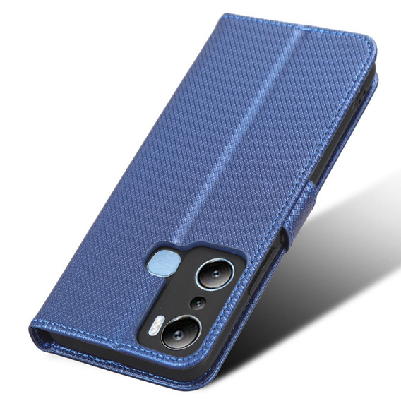 Klopové pouzdro pro Infinix Hot 20i, Wallet Smart Magnet Case, modré