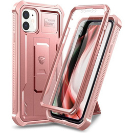 Pancéřové pouzdro pro iPhone 11, Dexnor Full Body, růžové rose gold