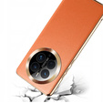 Kožené pouzdro pro Huawei Mate 50 Pro, leather hybrid, oranžové