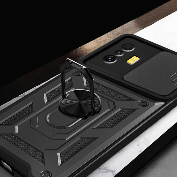 Pouzdro pro Xiaomi Poco F4 GT, CamShield Slide, černé