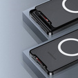 Ochranné pouzdro na fotoaparát pro Samsung Galaxy S21 FE 5G, CamShield MagSafe, transparentní / černé