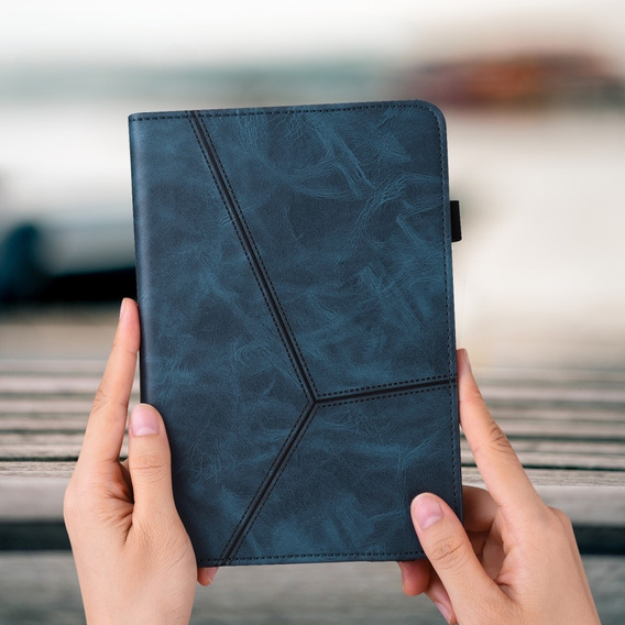 Pouzdro pro Samsung Galaxy Tab A9+, Classic, s prostorem pro stylus, modré