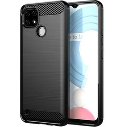Pouzdro pro Realme C21Y / C25Y, Carbon, černé