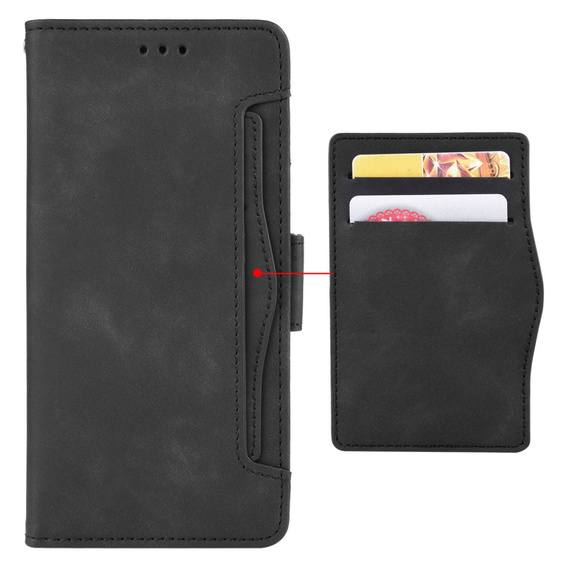Klopové pouzdro pro Xiaomi Redmi Note 13 5G, Card Slot, černé