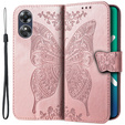 Klopové pouzdro pro Oppo A17, Butterfly, růžové