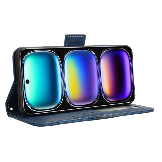 Klopové pouzdro pro Infinix Hot 50i 4G, Card Slot, námořnicky modré