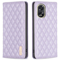 Klopové pouzdro pro Oppo A38 4G, Wallet, BINFEN COLOR, fialové