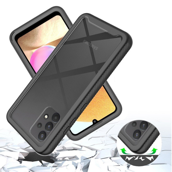 Pouzdro pro Samsung Galaxy A32 4G (LTE), Shockproof, s fólií, modré