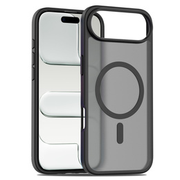 Matné pouzdro pro iPhone Air, pro MagSafe, průsvitné černé