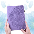 Pouzdro s klopou pro Xiaomi Redmi Pad SE 11", flower, fialové