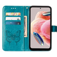 Klopové pouzdro pro Realme 12 Pro 5G, Butterfly, modré
