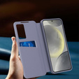Flipové pouzdro pro Samsung Galaxy A56 5G, Smart View Wallet, fialové