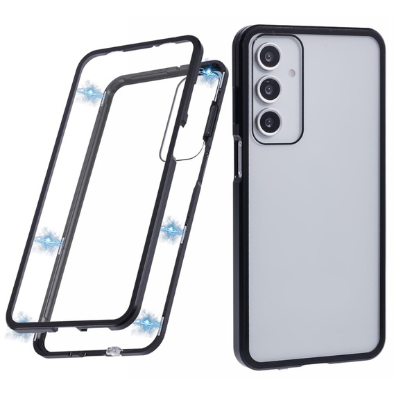 Pouzdro pro Samsung Galaxy A16, Magnetic Dual Glass, černé
