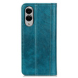 Flipové pouzdro pro Samsung Galaxy S25 Edge, Split Leather, zelené
