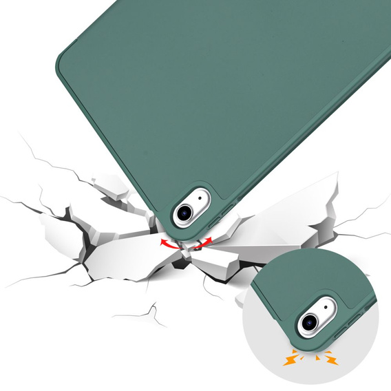 Pouzdro pro iPad 10.9 2022 10 Gen, Smart Pencil, se slotem na stylus, zelené