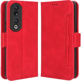 Klopové pouzdro pro Honor 90, Card Slot, červené