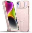 Pouzdro pro iPhone 13/14 Suritch Shockproof, Suritch Shockproof, pro MagSafe, růžové
