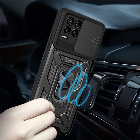 Pouzdro pro Realme 8 / 8 Pro, CamShield Slide, černé