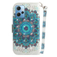 Klopové pouzdro pro Xiaomi Redmi Note 12 4G, Wallet mandala, bílé