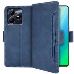 Klopové pouzdro pro Realme C51, Card Slot, modré