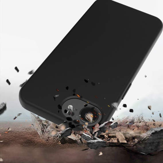Pouzdro pro iPhone 16e, Silicone MagSafe, černé