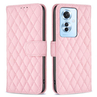 Klopové pouzdro pro Oppo Reno 11F 5G, Wallet, BINFEN COLOR, růžové