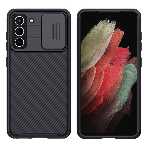 Pouzdro pro Samsung Galaxy S21 FE, obrněné Nillkin, CamShield Pro, černé